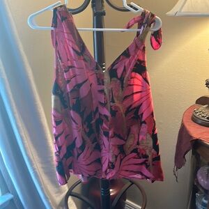 J.Crew costal/floral shirt